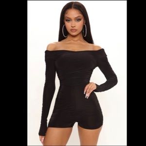 💥2 for $15   Black Off The Shoulder Romper
